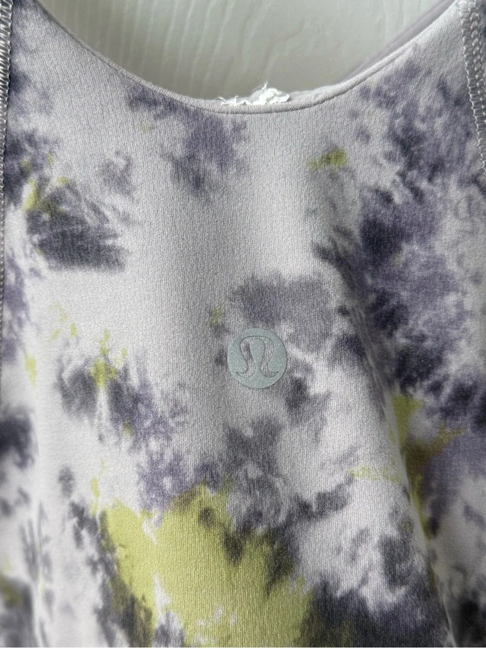 Lululemon Align Tank Top in Radial Tie Dye Mauve Grey Multi